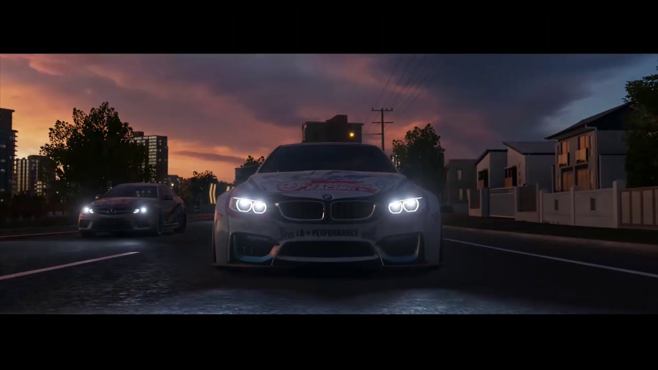 Forza Horizon 3 Asphalt City Tour Racing with a BMW M4 Coupe