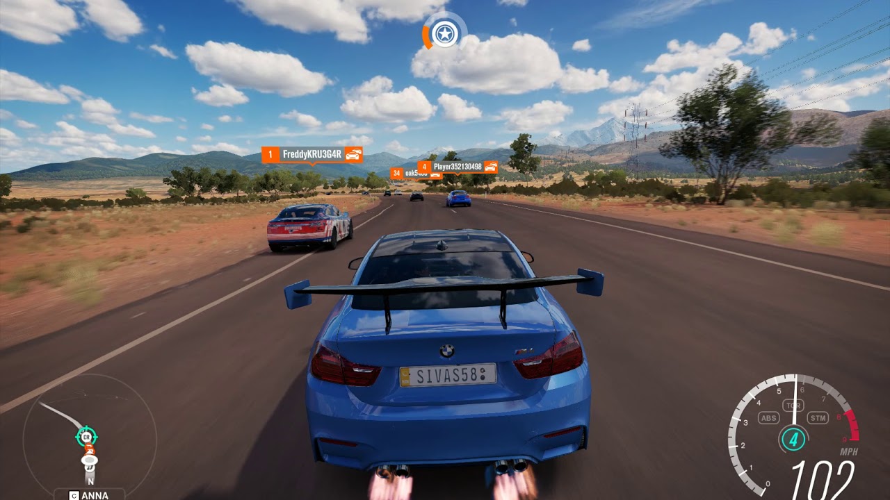 Forza Horizon 3 BMW M4 COUPE SFEED TEST