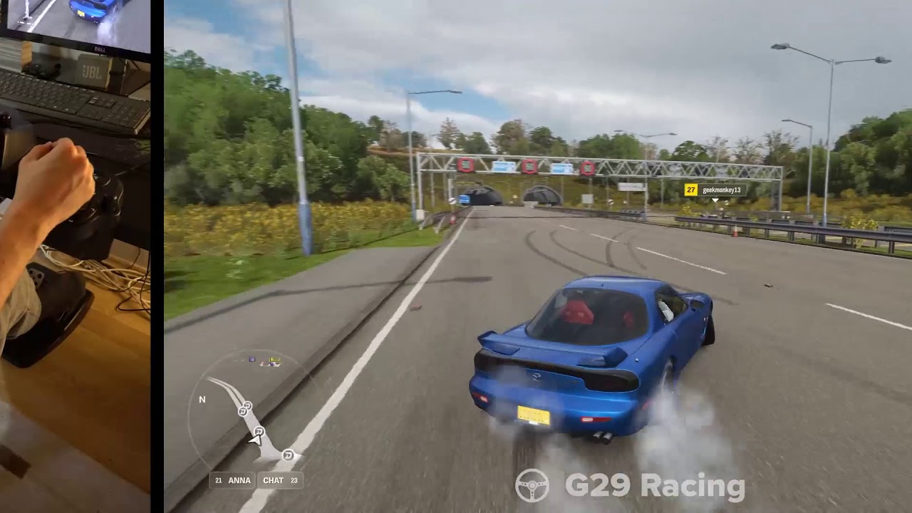 Forza Horizon 4 – Mazda RX7 – Logitech G29 Gameplay