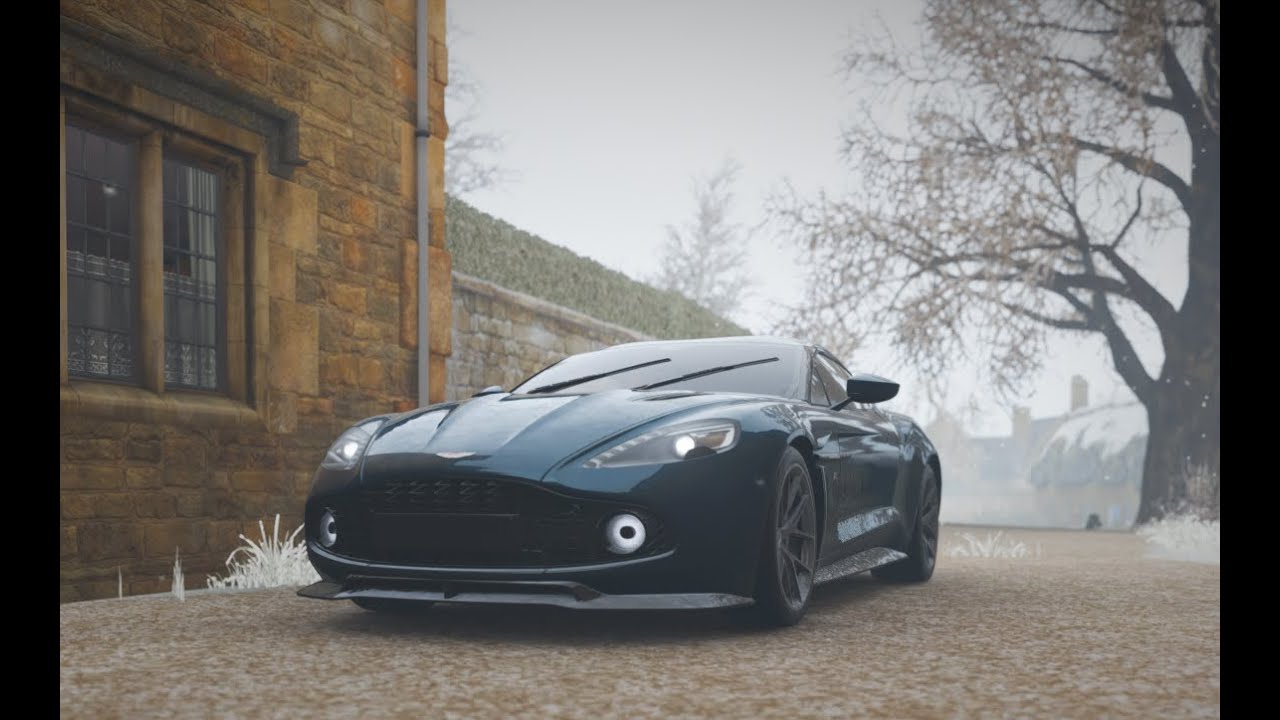 Forza Horizon 4 | aston martin vanquish zagato V12 580 bph | G29 Logitech steering wheel.