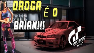 GRAN TURISMO SPORT(((CRIEI A REPLICA DO NISSAN GTR R34 )))   BRIAN O´CONNER . TRIBUTO