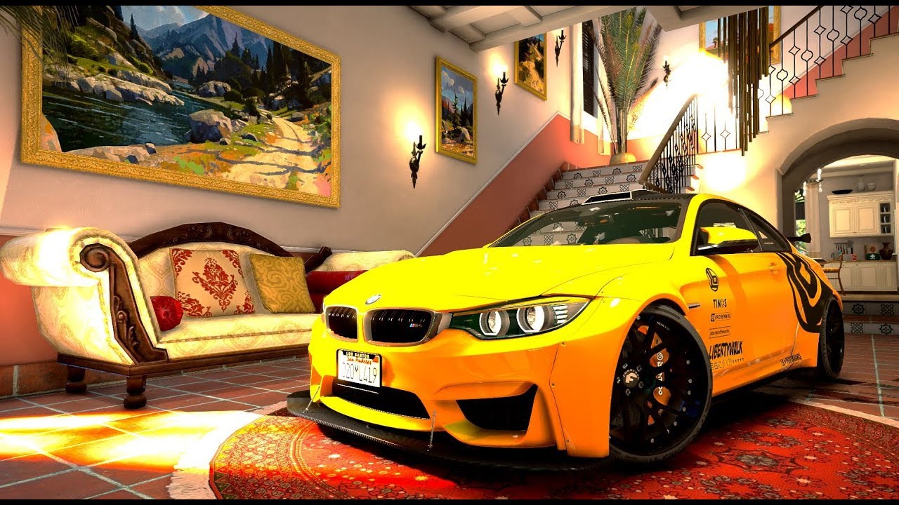 GTA 5 A BMW M4 IN MY HOUSE AMAZING