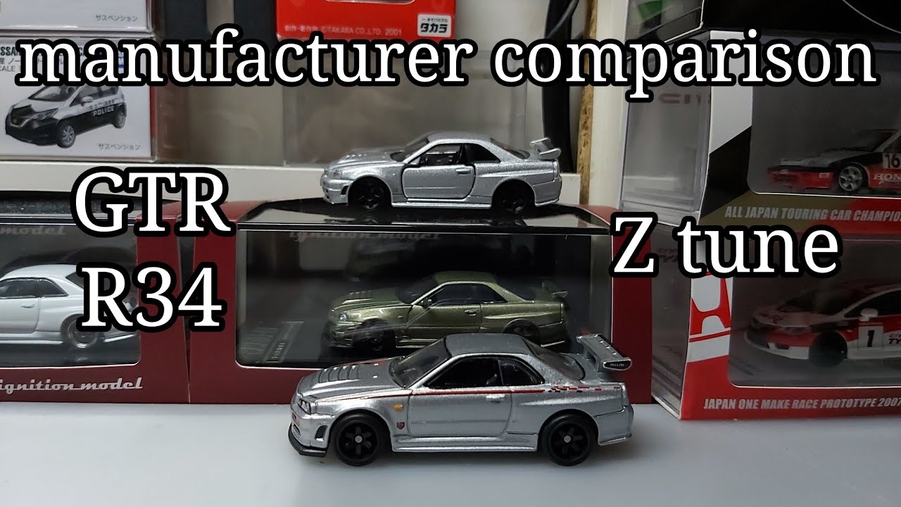 GTR R34 Z tune Manufacturer comparison