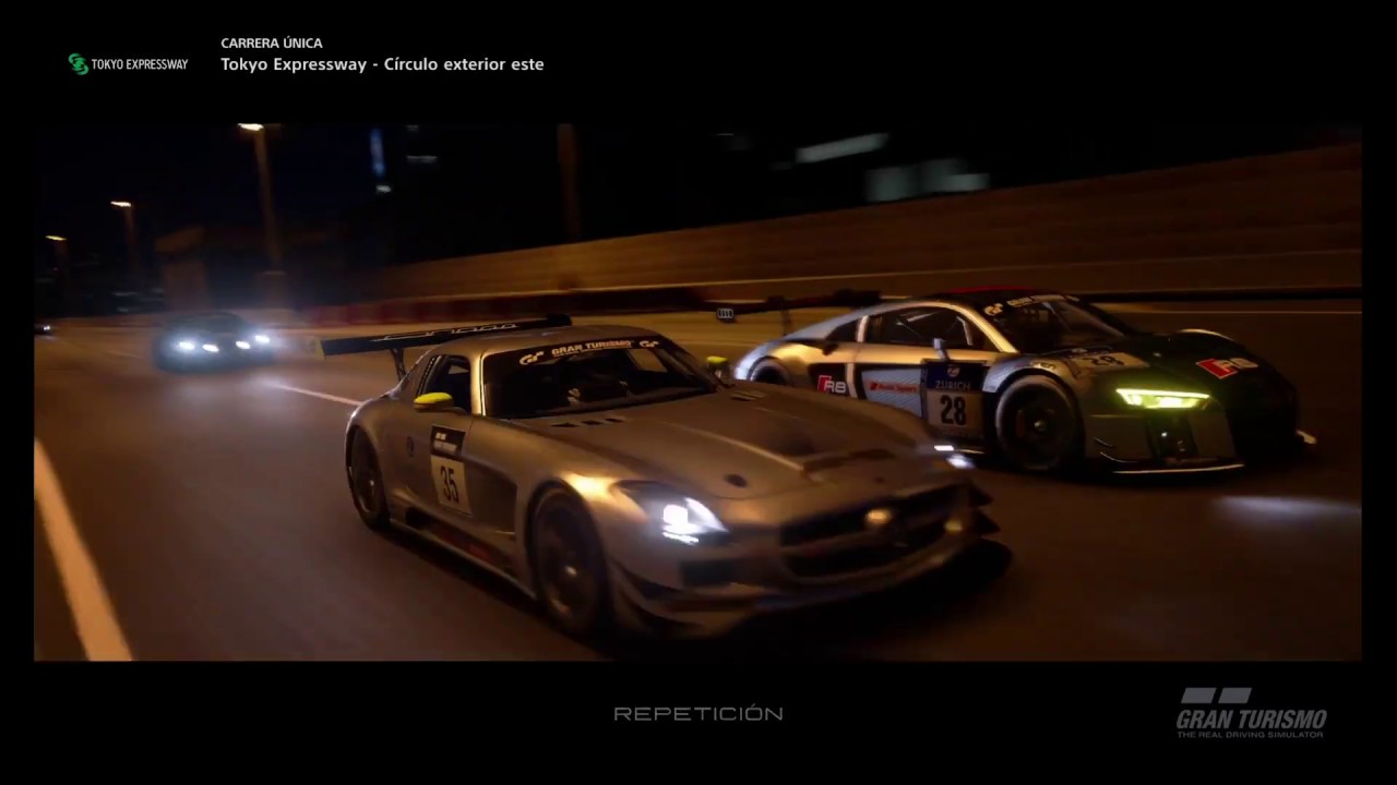 Gran Turismo Sport TOKYO EXPRESSWAY CIRCULO EXTERIOR ESTE MERCEDES BENZ SLS AMG GT3 11 PS4 Pro