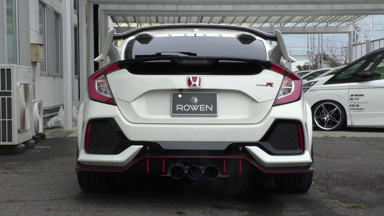 HONDA FK8 CIVIC Type-R Exhaust Sound 国内仕様 by ROWEN EXHAUST