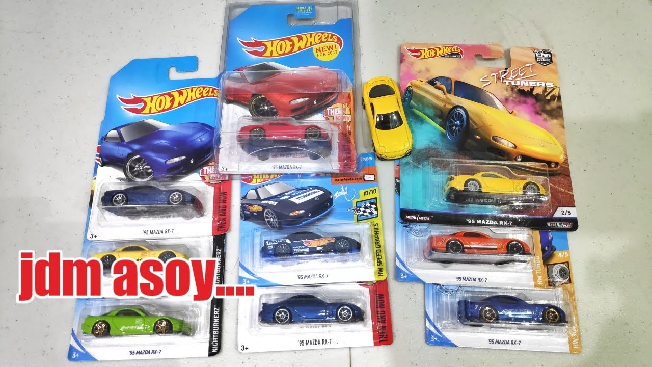 HOT ITEM VERSI PX HOBBIES: HOT WHEELS 95 MAZDA RX 7