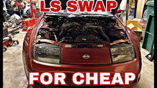HOW CHEAP CAN BUILD AND LS SWAP MY Z32 300ZX? MY FAIRLADY Z GETS A NEW LS HEART!