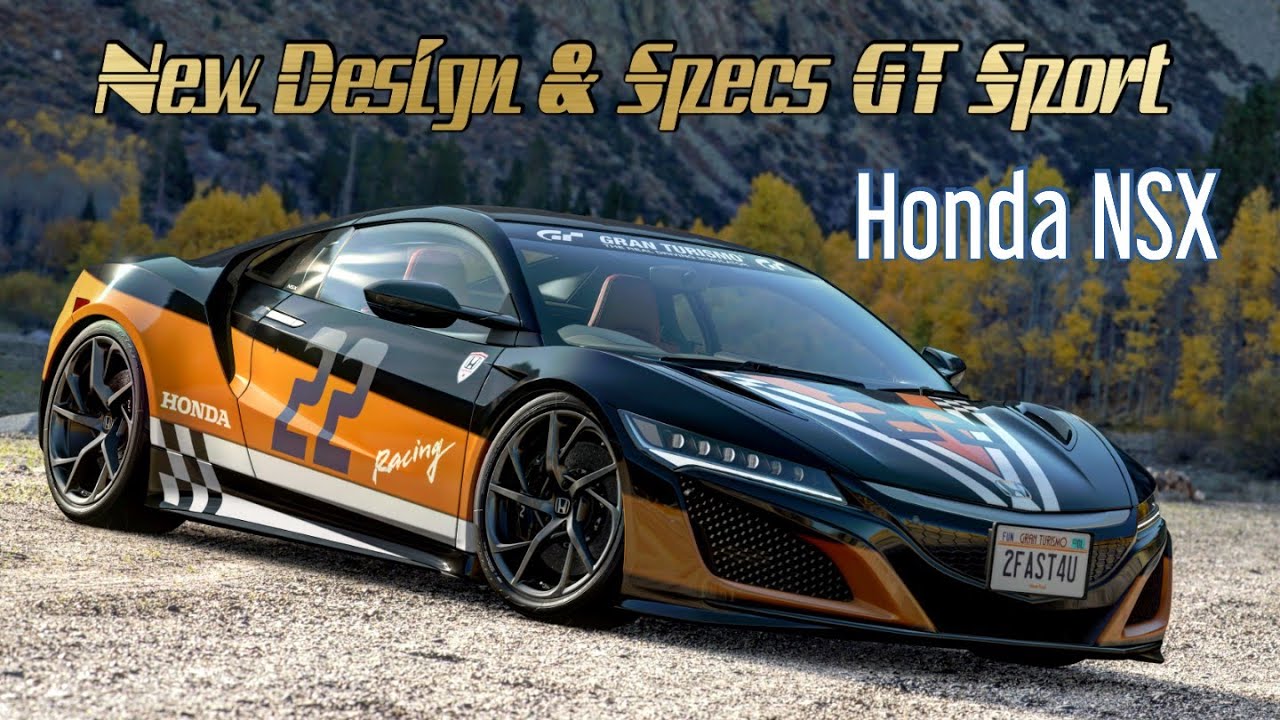 Honda NSX 2016 New Design & Specs GT Sport
