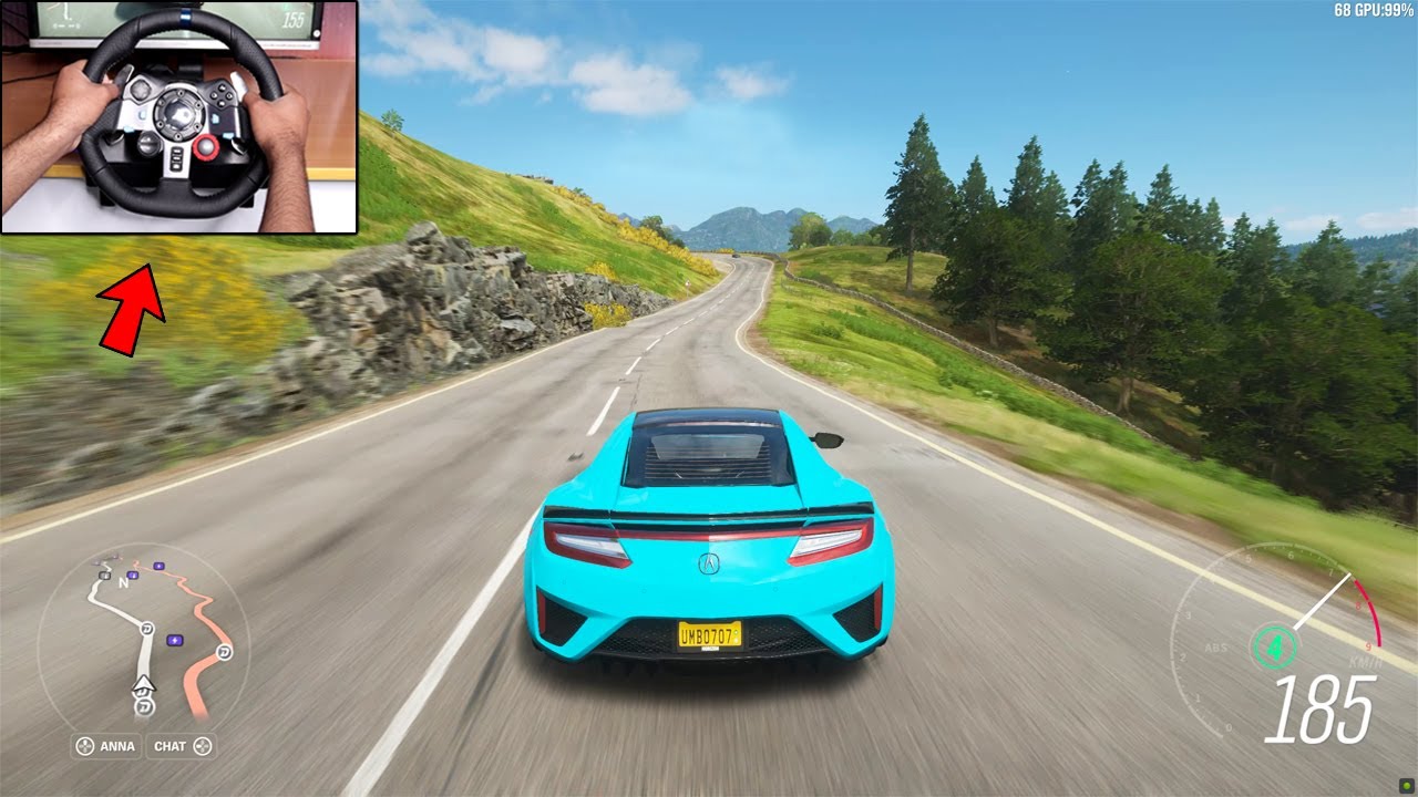 Honda NSX 2017 - Forza Horizon 4 | Logitech g29 gameplay