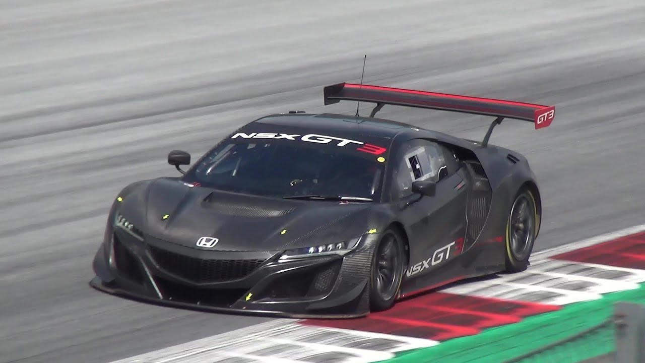 Honda NSX Gt3 Test