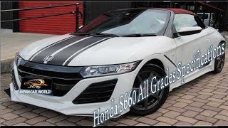 Honda S660 All Grades Specs, Features and Review.