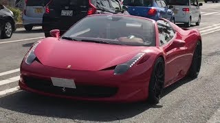 第二神明 大蔵谷ICから出てきた フェラーリ 458スパイダー‼ Ferrari 458 Spider