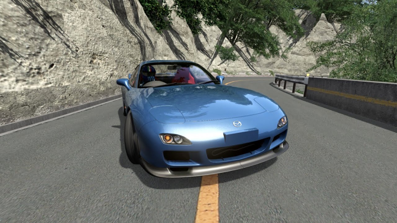 J'essaye le Touge en Mazda Rx7 sur Assetto Corsa !