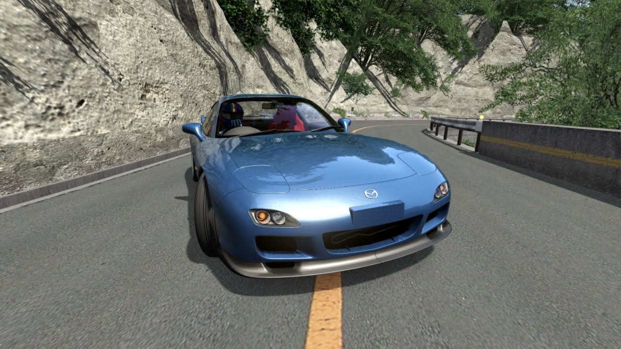 J’essaye le Touge en Mazda Rx7 sur Assetto Corsa !