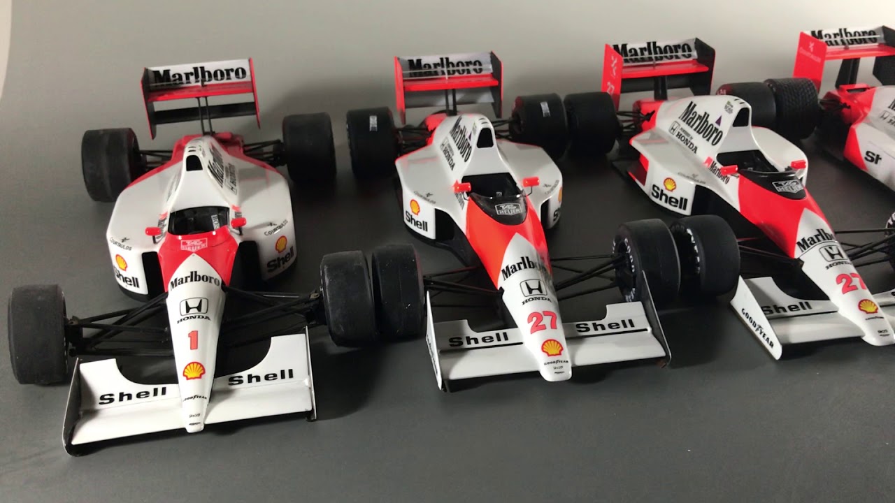 [Ken-1 Model Car Works] マクラーレンホンダ MP4/4, MP4/4B, MP4/5B Early, MP4/5B Late & MP4/6.