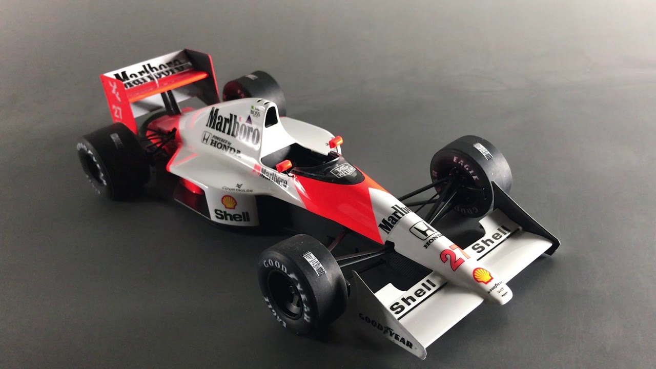 [Ken-1 Model Car Works] タミヤ マクラーレンMP4/5Bホンダ USA GP仕様 完成品 詳細動画