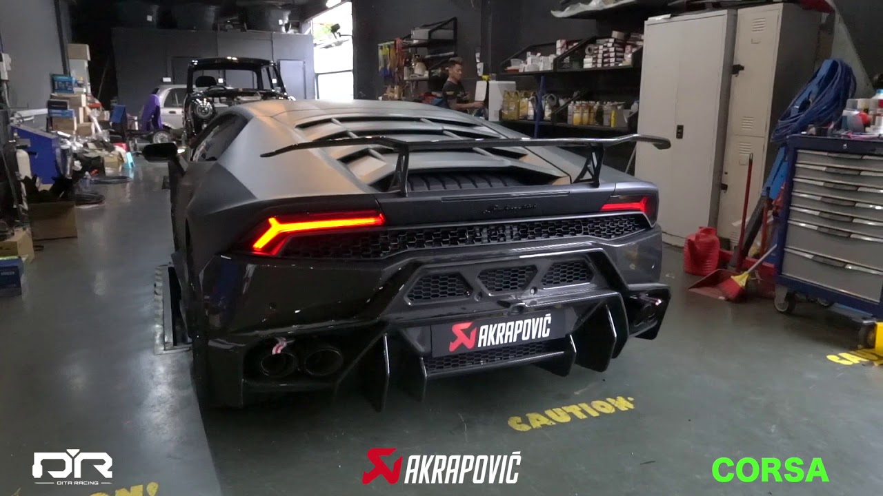 LAMBORGHINI HURACAN X AKRAPOVIC | DITA RACING MALAYSIA