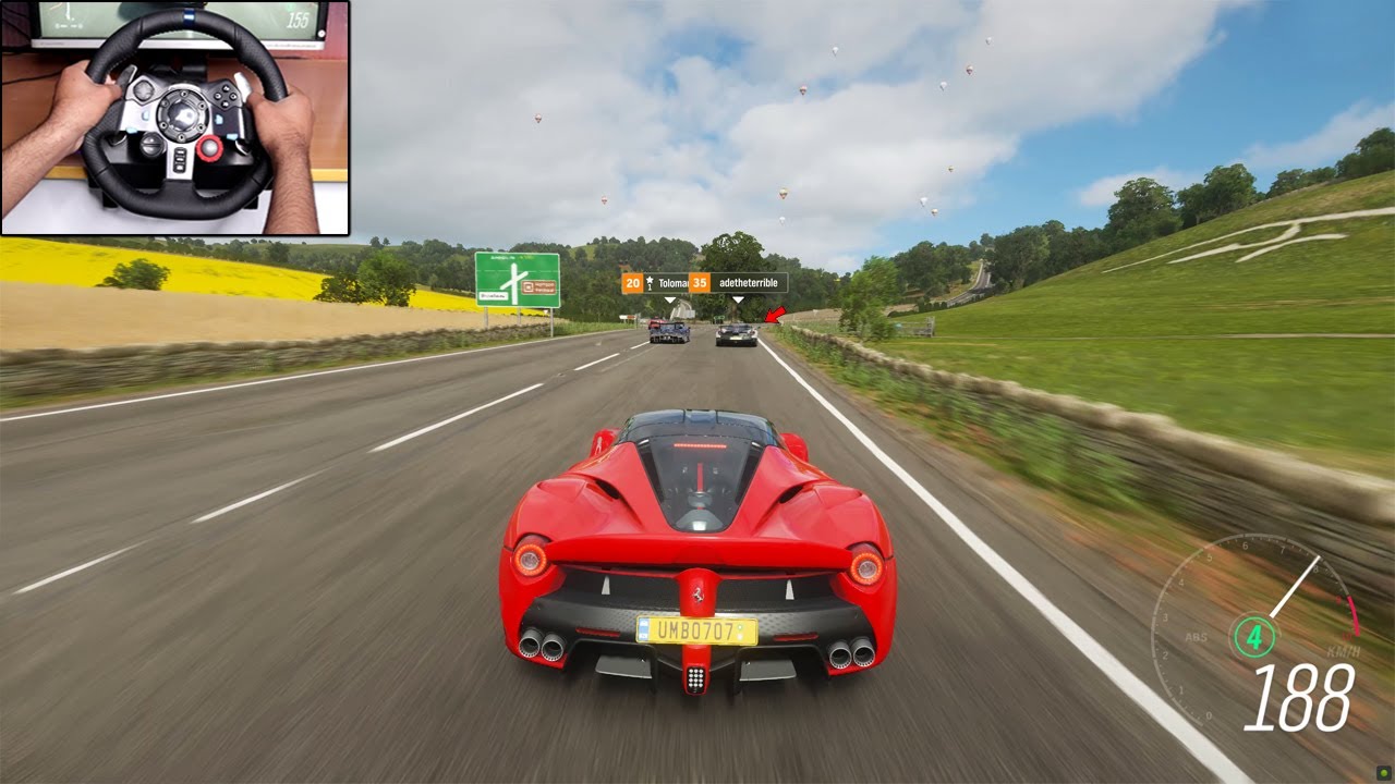 LaFerrari – Forza Horizon 4 | Logitech g29 gameplay – Umbo gamer
