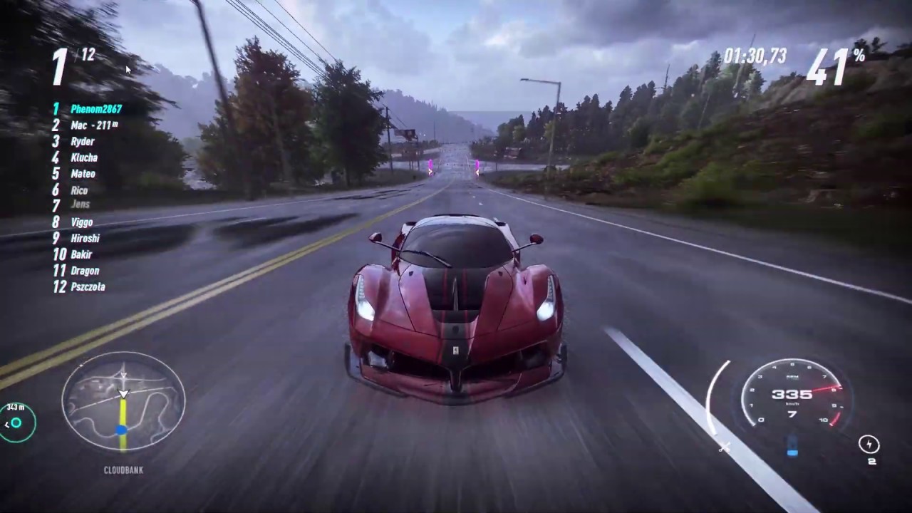 LaFerrari pulled down