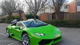 Lamborghini Huracan LP610-4 startup @ Gouda