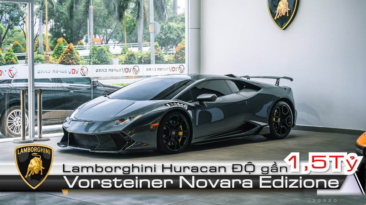 Lamborghini Huracan LP610-4 với gói độ khủng Vorsteiner Novara Edizione trị giá 1,5 tỉ đồng