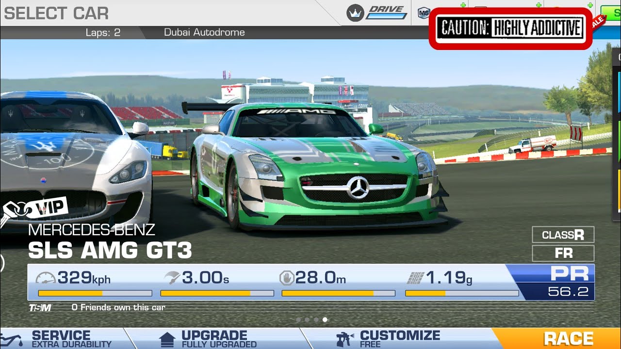 MERCEDES BENZ SLS AMG GT3 || REAL RACING 3 || GAMEPLAY…