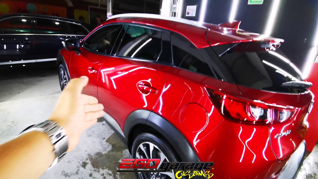 Mazda CX3 2019 Red Crystal Soul reparación por rayón