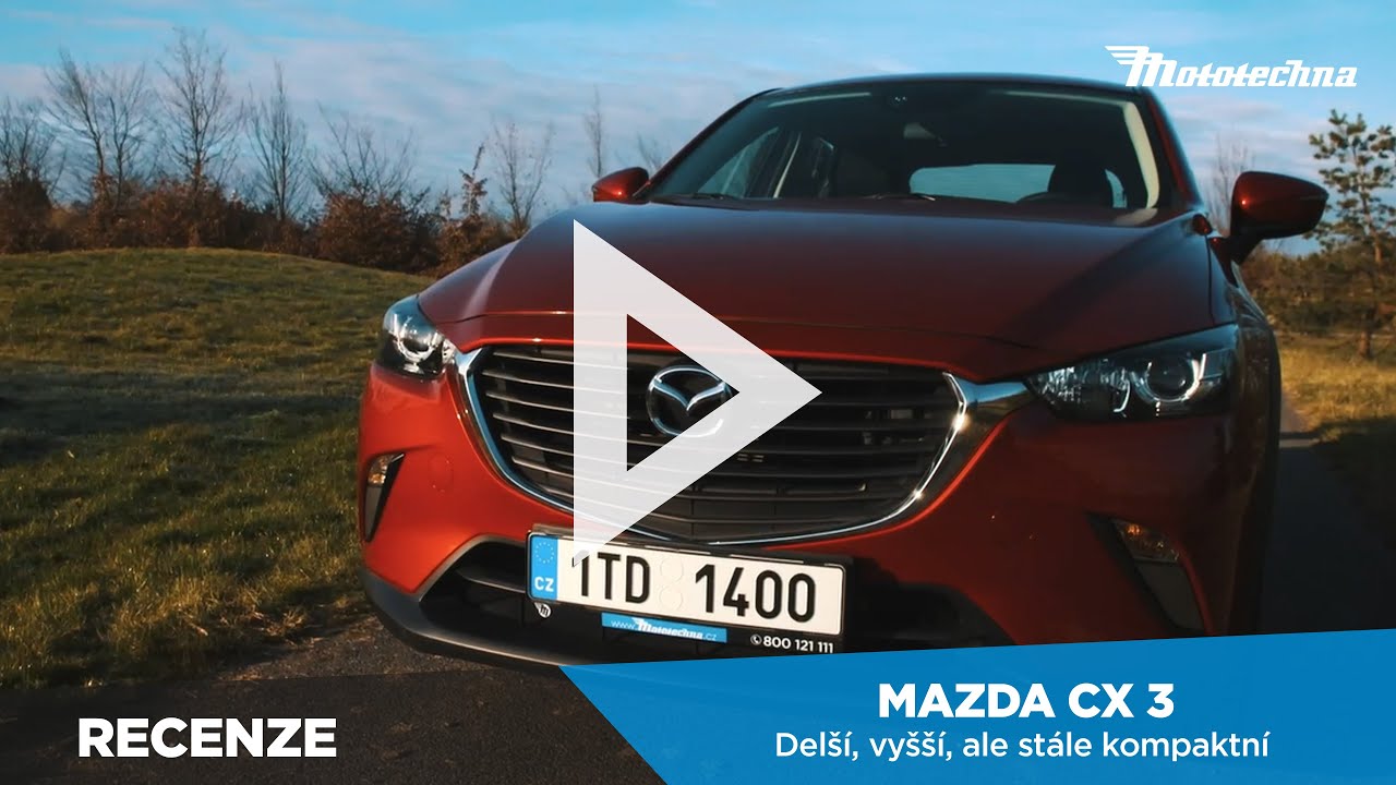 Mazda CX3 • Delší, vyšší, ale stále kompaktní | RECENZE