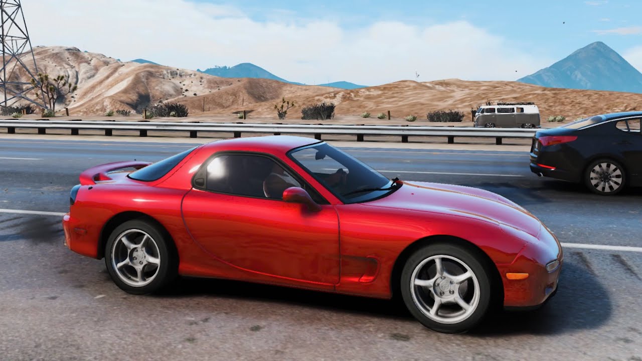 Mazda RX-7 FD3S LHD  ||  GTA V Download free Modifications / Mod RTX ON