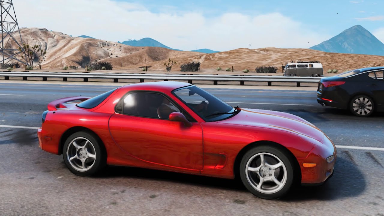 Mazda RX-7 FD3S LHD  ||  GTA V Download free Modifications / Mod RTX ON