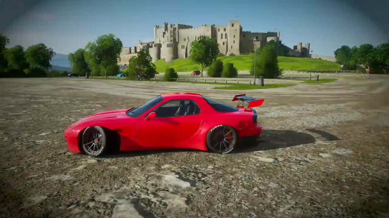 Mazda RX-7. Drifting in Forza Horizon 4