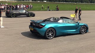 Mclaren 720s vs Porsche 918 Spyder vs Ferrari F50