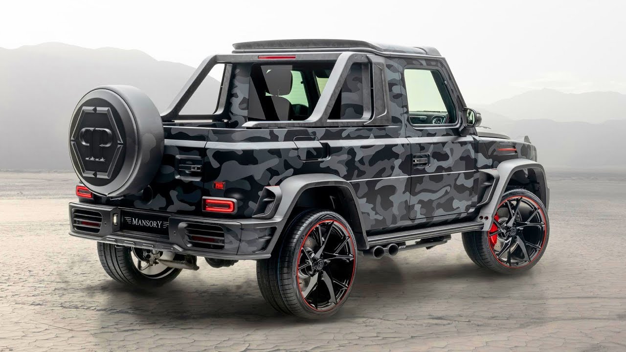 Mercedes-Benz G-class Star Trooper Pickup by MANSORY and PHILIPP PLEIN