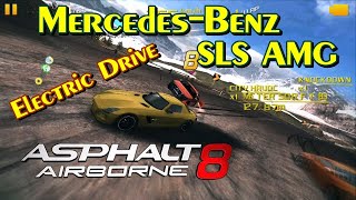 Mercedes-Benz SLS AMG Electric Drive Infected Race at Iceland Asphalt 8 Airbone android gameplay