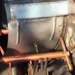 Mercedes Benz W119 restoration on a Celette frame machine
