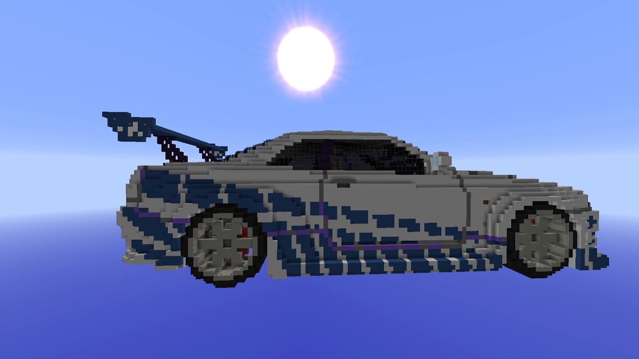 Minecraft Brian's NISSAN SKYLINE GTR R34 FROM 2 FAST 2 FURIOUS