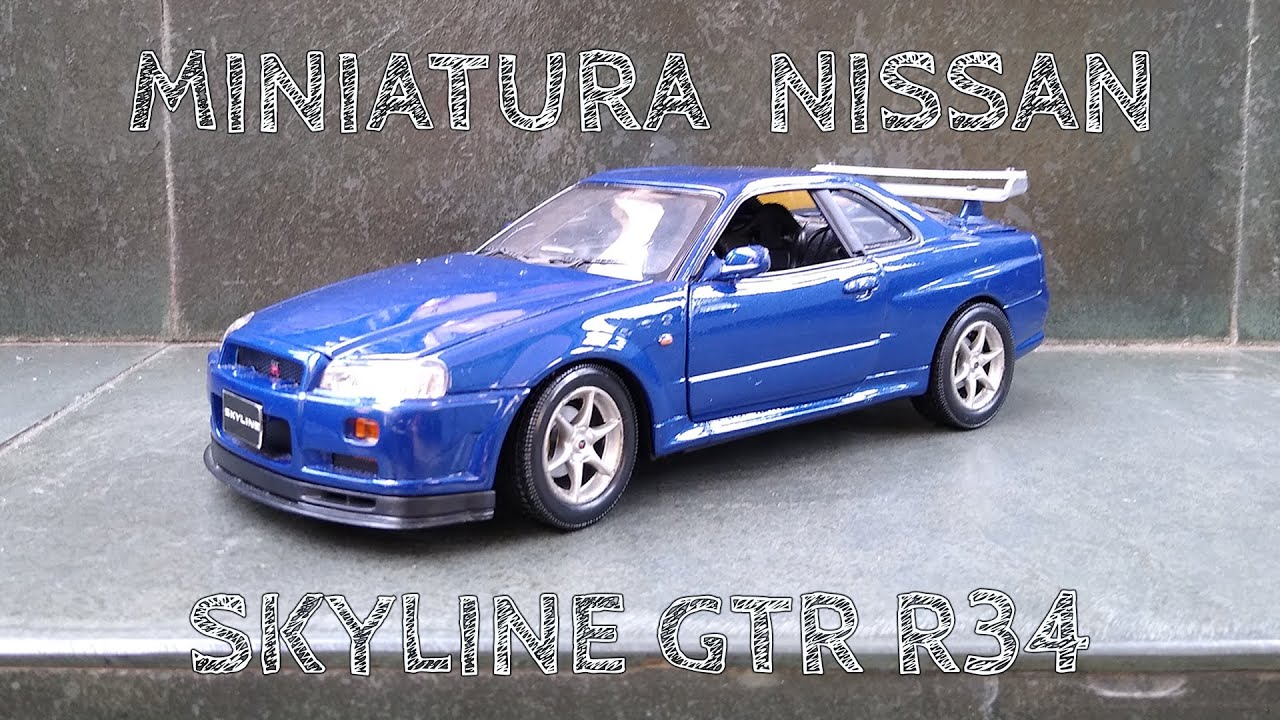 Miniatura Nissan Skyline GTR R34