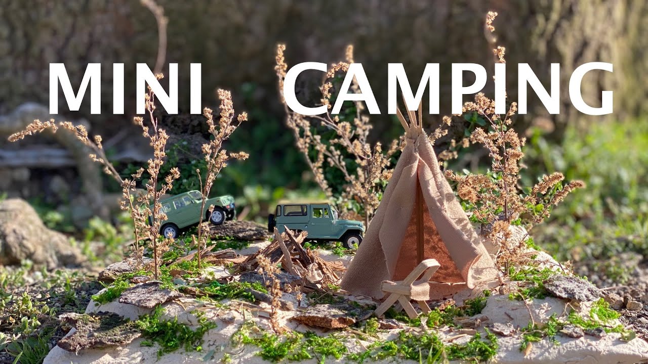 Miniature Camp | Japanese Capsule Toy GACHA  【DIY ミニチュアキャンプ｜ジムニー＆ランドクルーザー　ガチャガチャ】