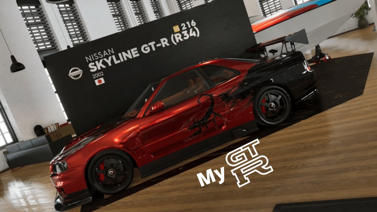 My 2002 Nissan Skyline GTR R34 (The Crew 2)