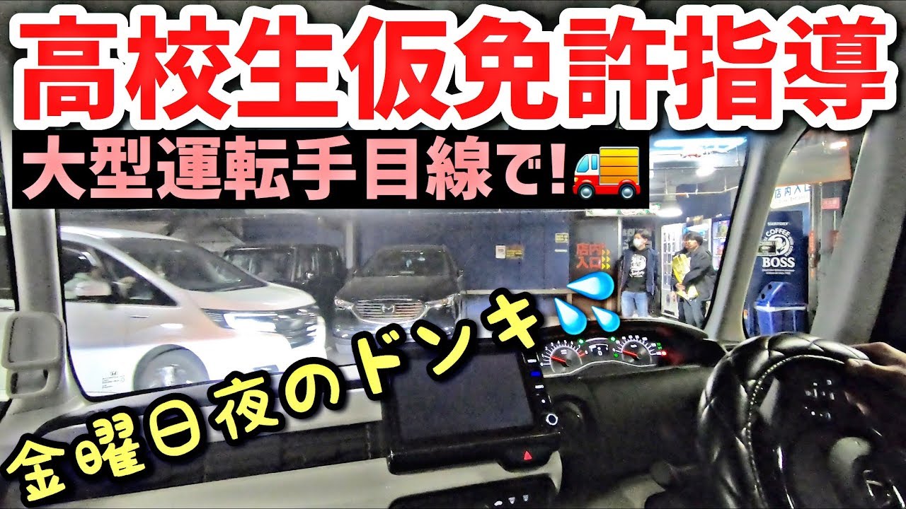 トラック運転手が仮免許高校生の運転をどう思う！？- N-BOX