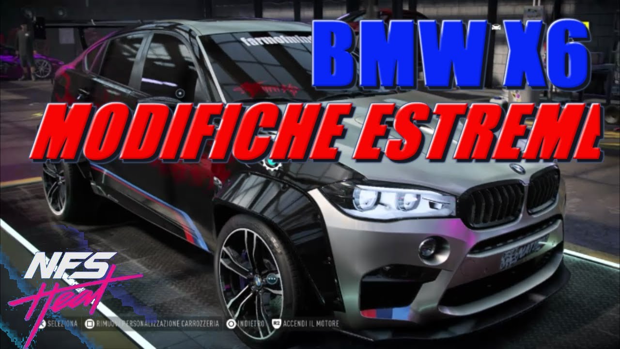 NFS HEAT:MODIFICHE ESTREME BMW X6(MUSIC VIDEO).