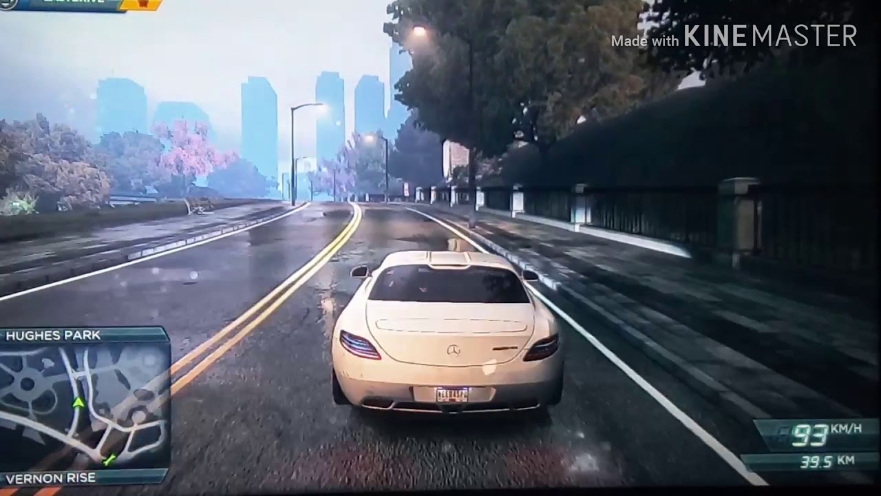 NFS Most wanted Mercidec-Benz SLS /Test Drive