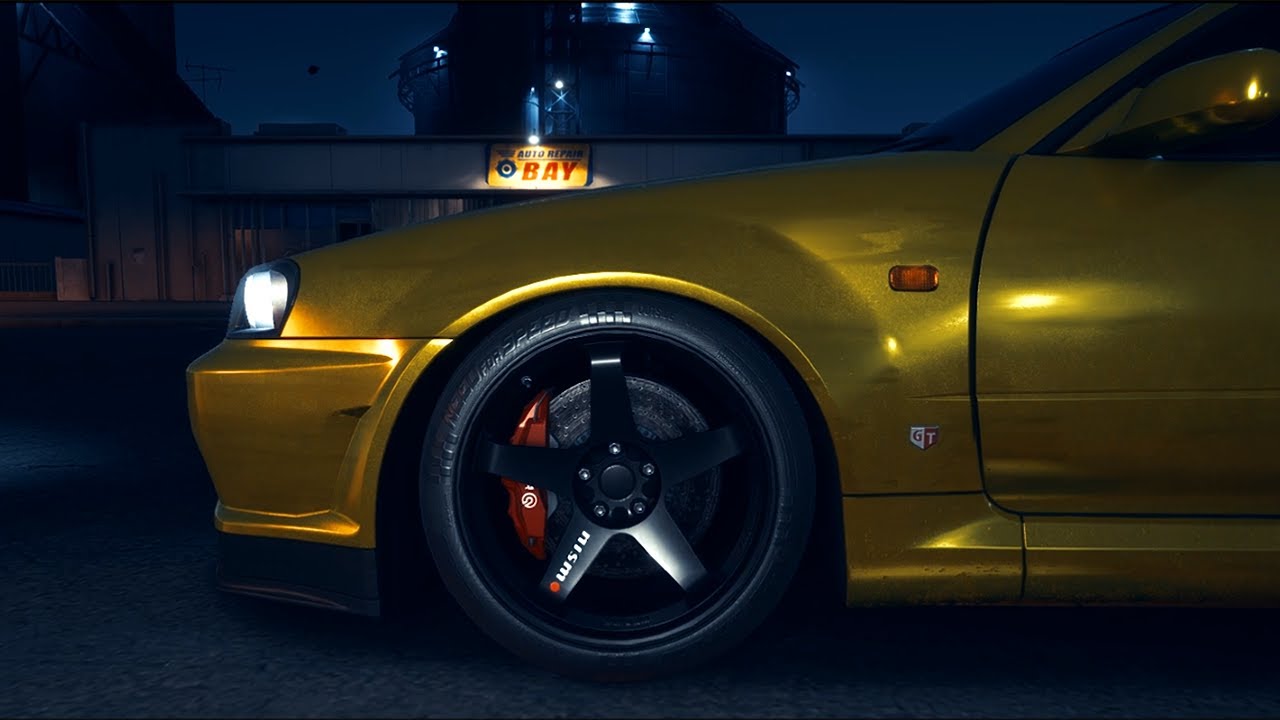 NISSAN GTR R34 GOLD | NFS PAYBACK