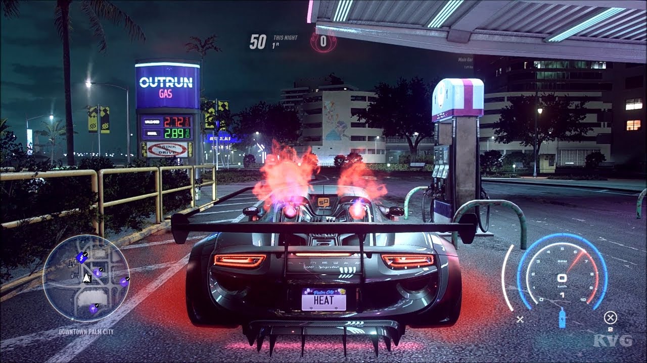 Need for Speed Heat - 1239 BHP Porsche 918 Spyder 2015 - Police Chase & Free Roam Gameplay HD