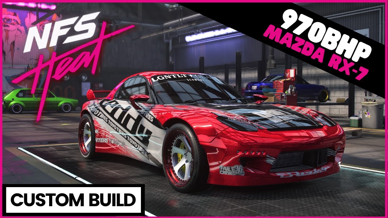 Need for Speed Heat Custom Build – 970BHP MAZDA RX-7 SPIRIT | 400+ Max Build (NFS Heat)