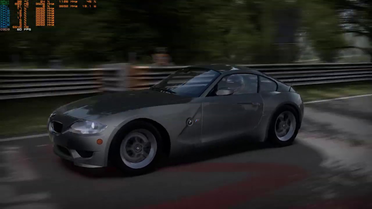 Need for Speed: Shift / BMW Z4 M Coupe (無改造) / 🌲にゅる山🌲で、少々暴れるお散歩運転( ๑´◕💌◕💧)👍Ⓕ💖