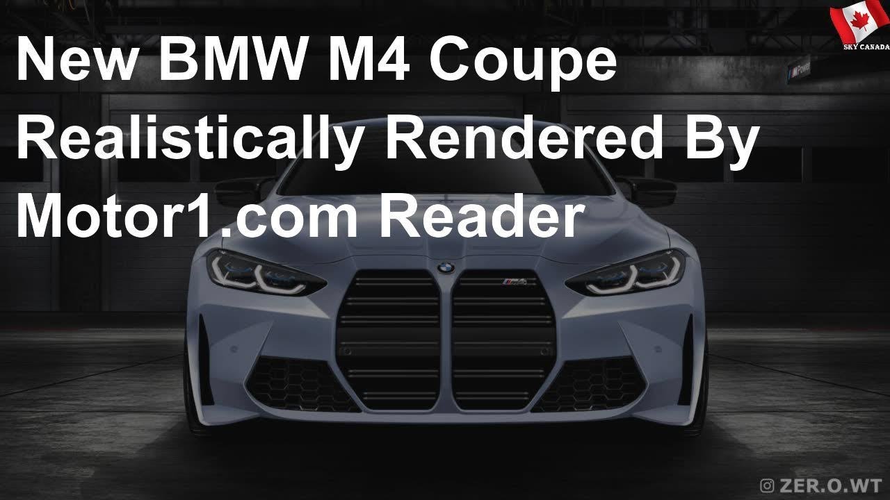 New BMW M4 Coupe Realistically Rendered By Motor1.com Reader