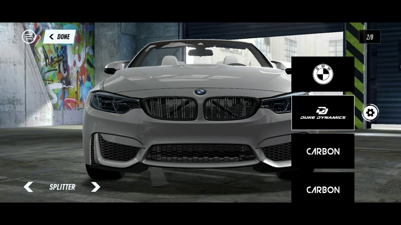 Nfs BMW m4 convertible and coupe customization