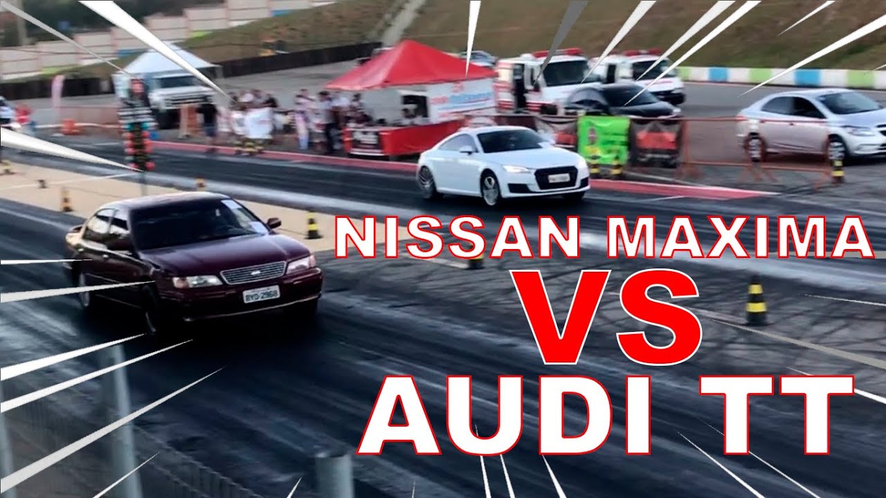 Nissan Maxima 1995 vs Audi TT 2007 – Corrida De Arrancada – Sprint Race / MegaSpace