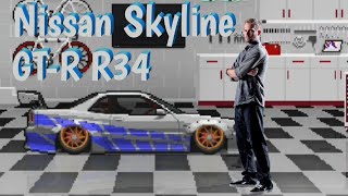 Nissan Skyline GT-R R34 (Pixel Car Racer Unlimited